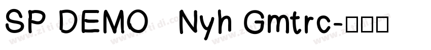 SP DEMO   Nyh Gmtrc字体转换